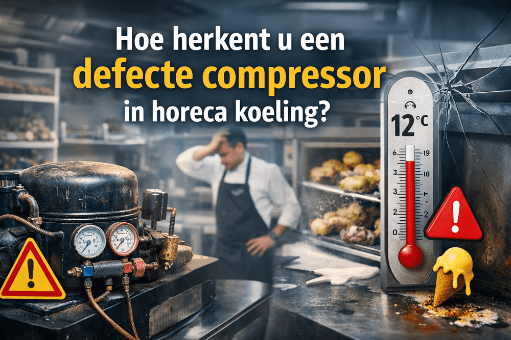 compressor koelinstallatie defect