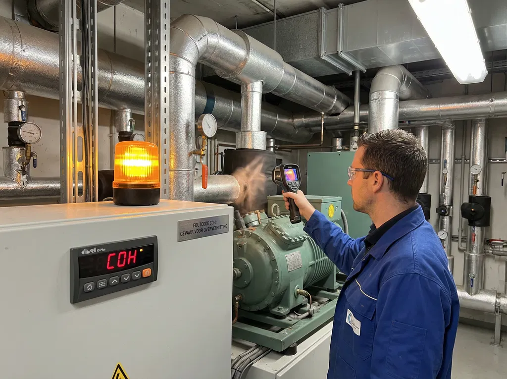 11 betekenissen van foutcodes van Eliwell ID Plus 11 Foutcode COH: Gevaar voor Oververhitting