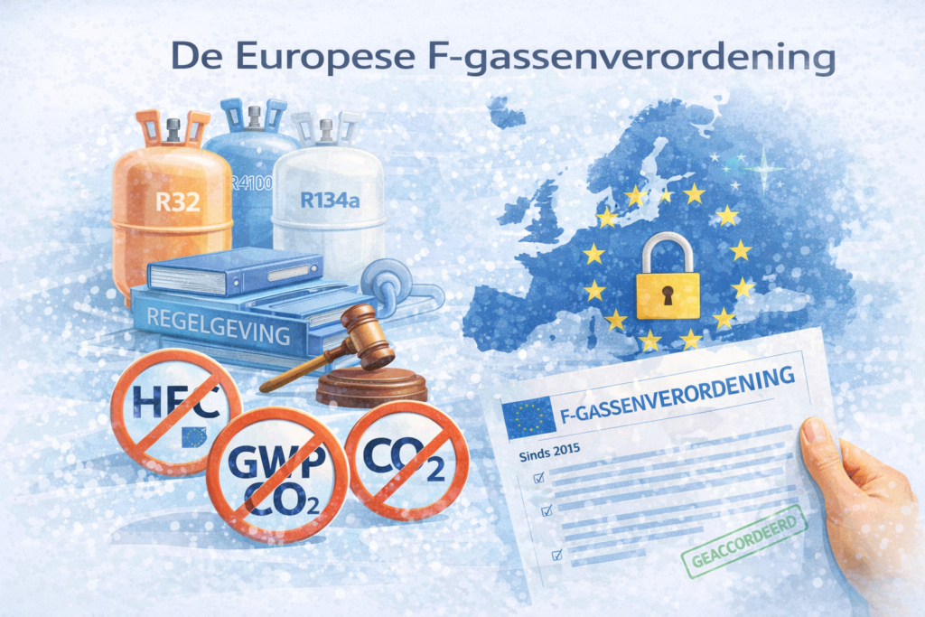 hoe verleng je de levensduur van een koelinstallatie? 8 De Europese F-gassenverordening