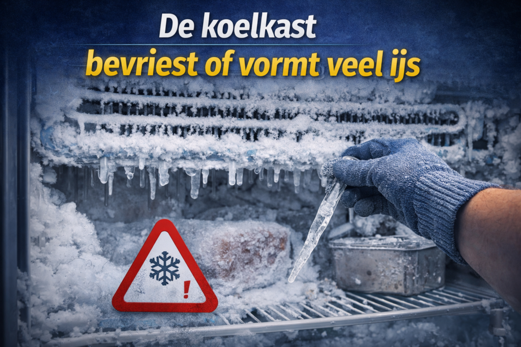 Reparatie horeca koelkasten 4 De koelkast bevriest of vormt veel ijs