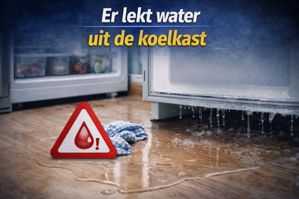 Reparatie horeca koelkasten 5 Er lekt water uit de koelkast