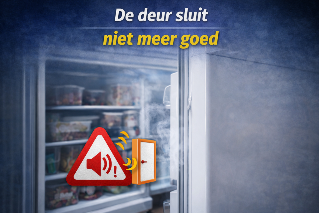 Reparatie horeca koelkasten 7 De deur sluit niet meer goed