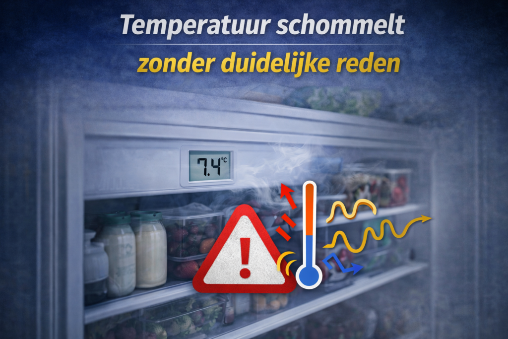 Reparatie horeca koelkasten 8 Temperatuur schommelt zonder duidelijke reden