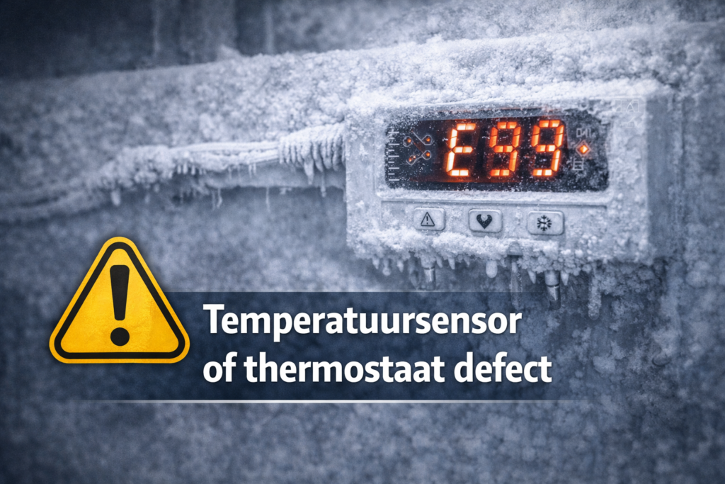 Temperatuursensor of thermostaat defect