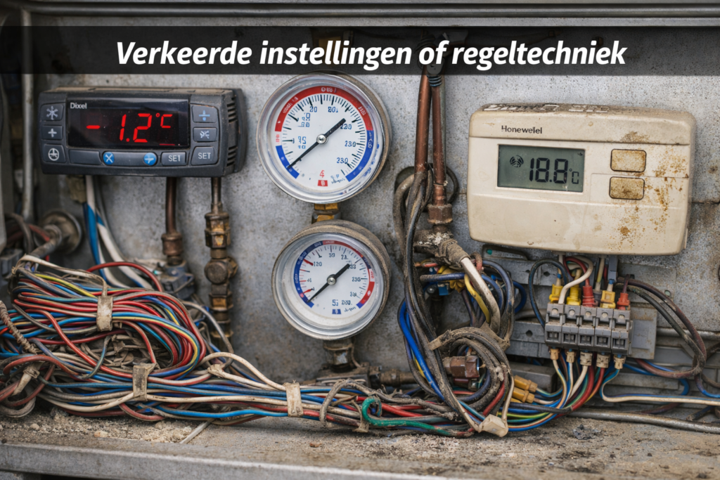 6 oorzaken van temperatuursschommelingen in horeca koeling 8 Verkeerde instellingen of regeltechniek