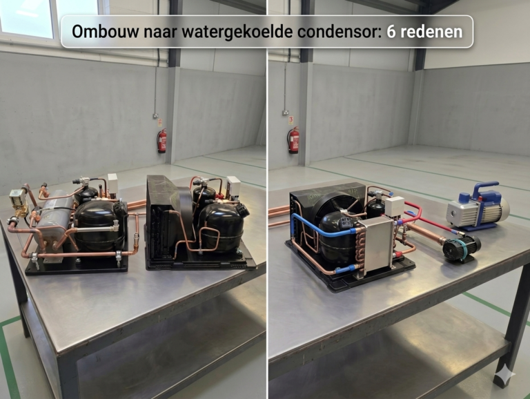 Ombouw naar watergekoelde condensor: 6 redenen 10 Ombouw naar watergekoelde condensor: 6 redenen
