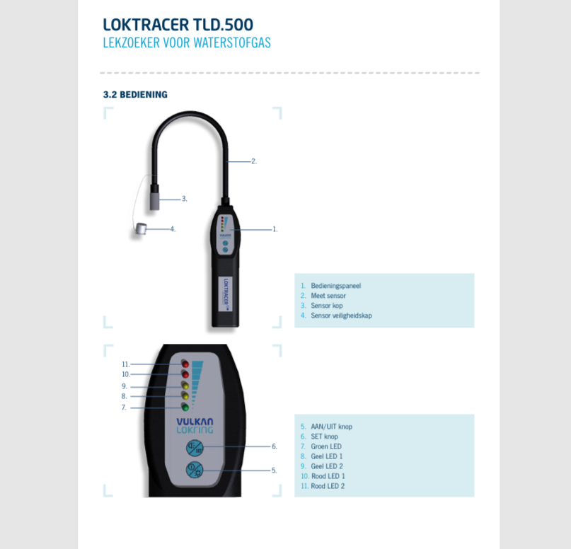 Professionele elektronische lekdetectie met de LOKTRACER TLD.500
