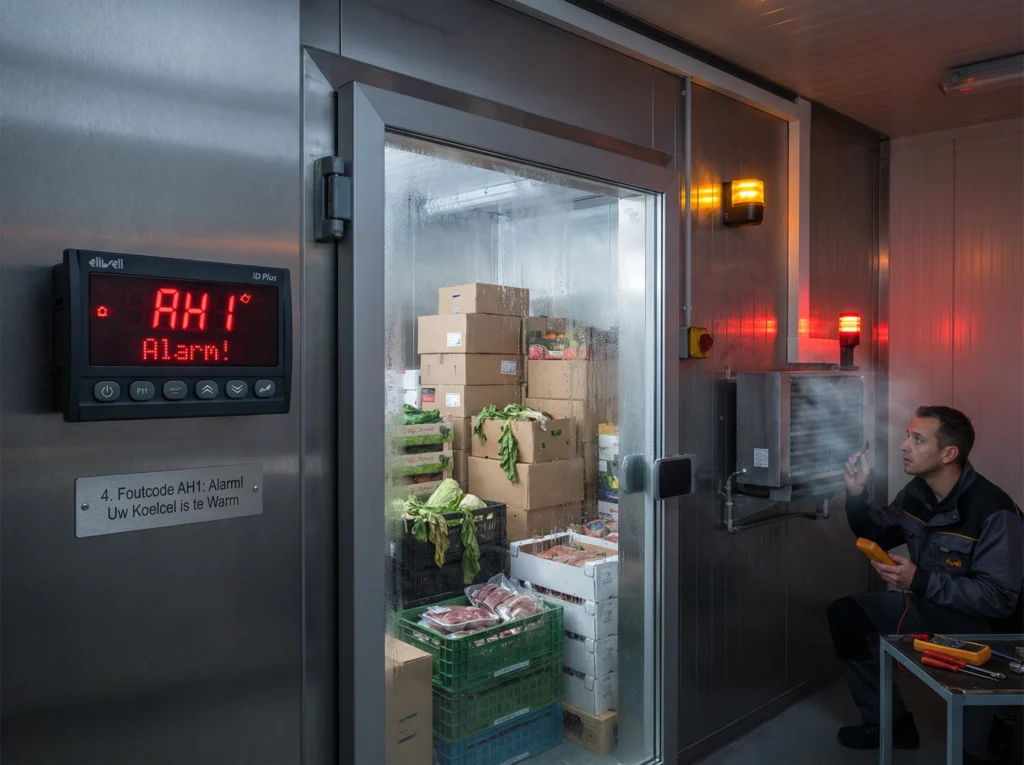 11 betekenissen van foutcodes van Eliwell ID Plus 6 Foutcode AH1: Alarm! Uw Koelcel is te Warm