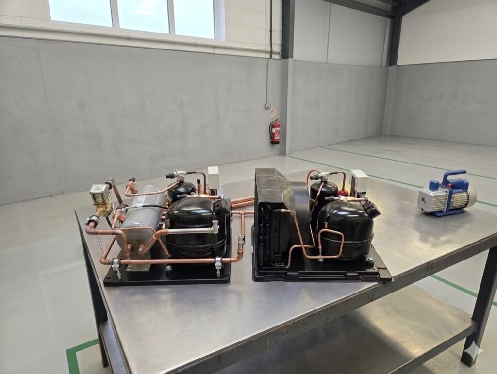 Hoe werkt een watergekoelde condensor?