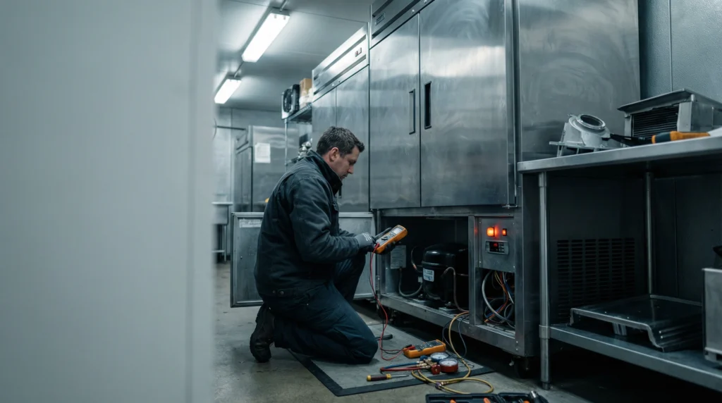 Compressor start niet of schakelt steeds uit