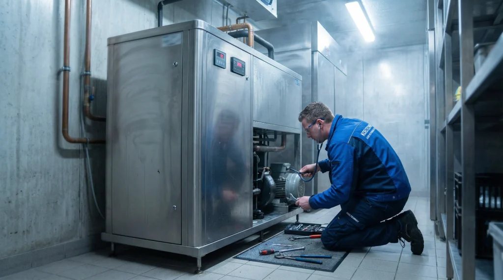 Lawaai of Trillingen in het Koelsysteem