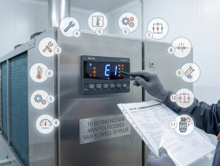 11 betekenissen van foutcodes van Eliwell ID Plus 4 10 betekenissen van foutcodes van Eliwell ID Plus