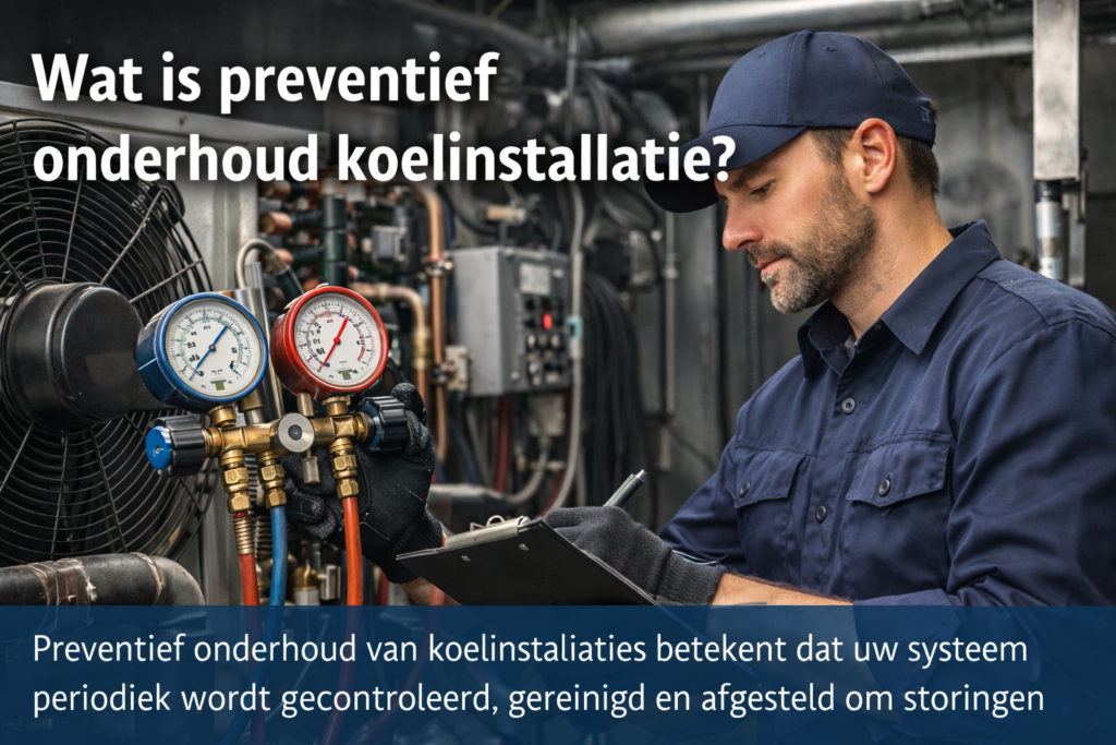 Waarom is periodiek onderhoud van een koelinstallatie zo belangrijk?