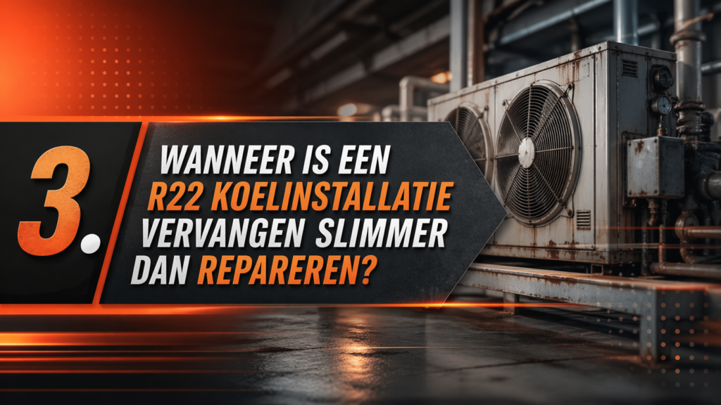 Wanneer is een R22 koelinstallatie vervangen slimmer dan repareren?