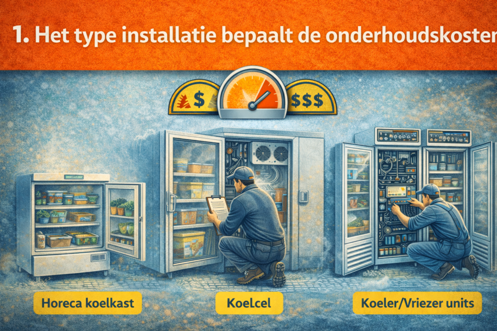 Het type installatie bepaalt de onderhoudskosten