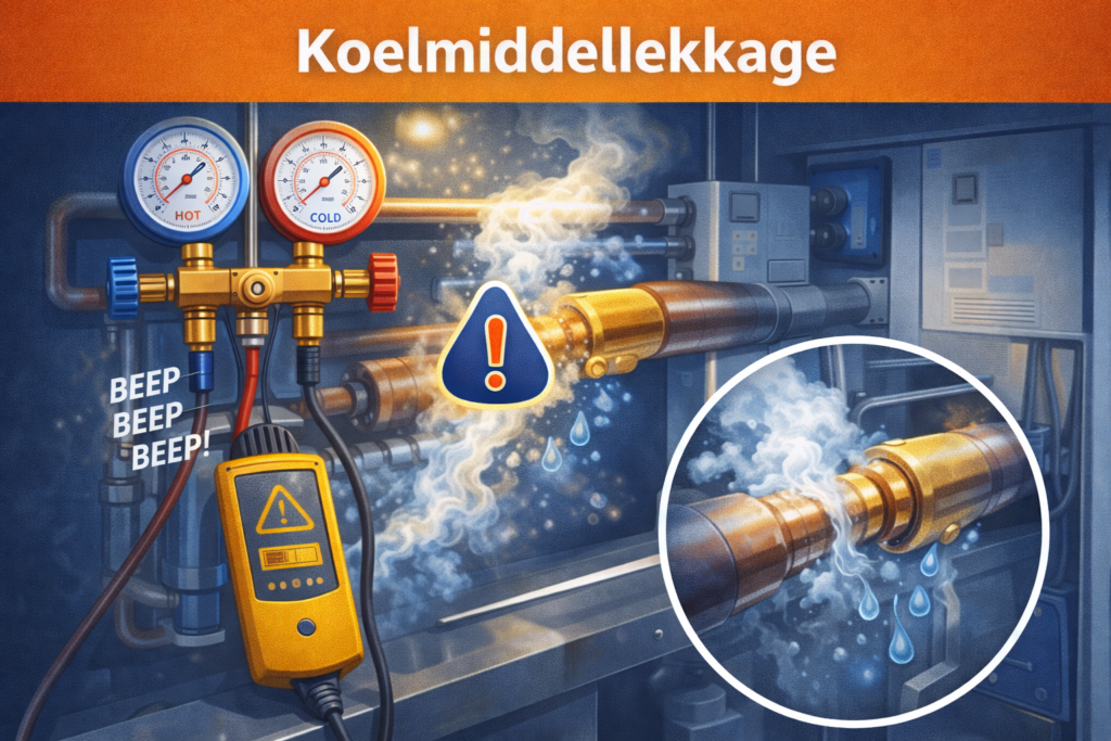 Koelmiddellekkage
