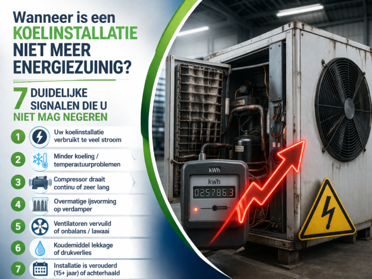 Wanneer is een koelinstallatie niet meer energiezuinig? 7 duidelijke signalen die u niet mag negeren