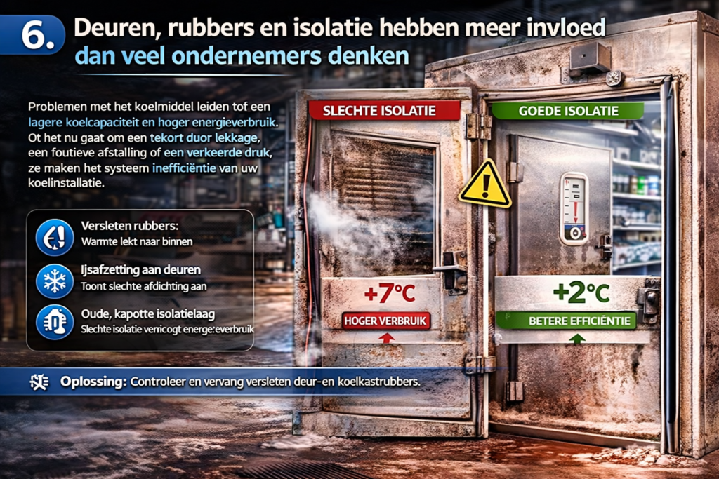 7. Een oude of zwaar belaste installatie wordt vanzelf minder efficiënt