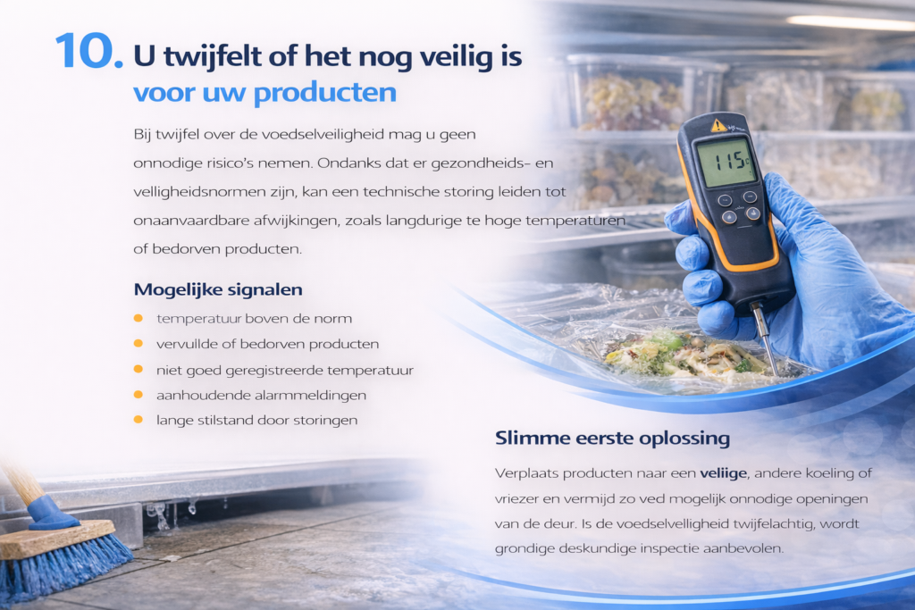 U twijfelt of het nog veilig is voor uw producten