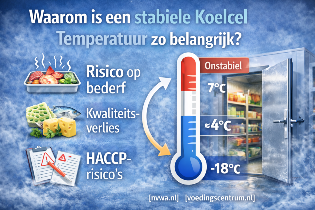 Waarom is een stabiele koelcel temperatuur zo belangrijk?