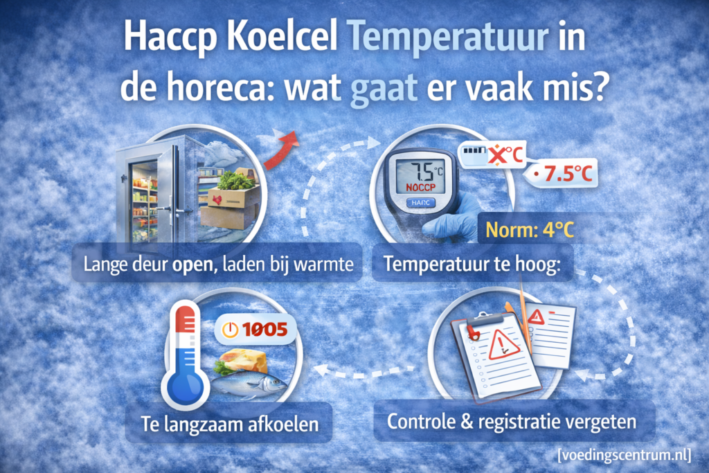 Haccp koelcel temperatuur in de horeca: wat gaat er vaak mis?