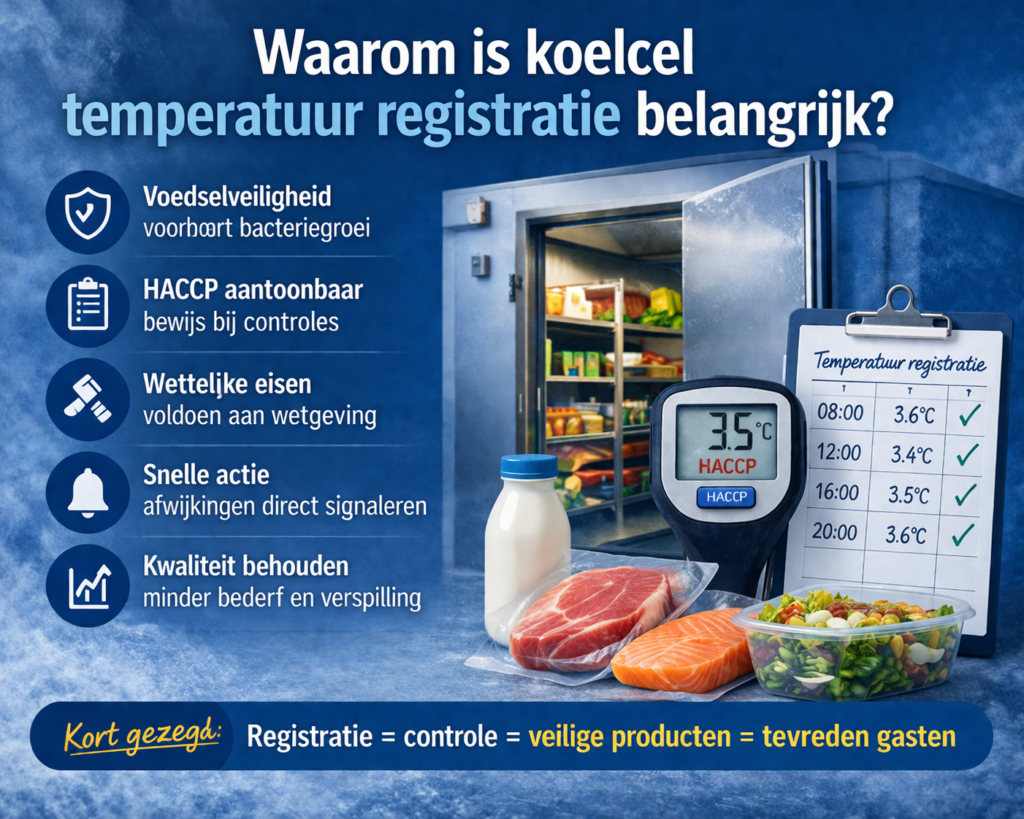 Waarom is koelcel temperatuur registratie belangrijk?