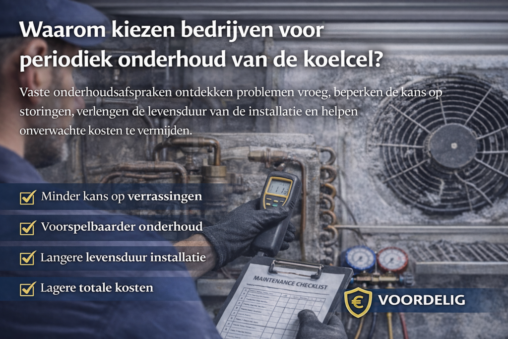  Waarom kiezen bedrijven voor periodiek onderhoud van de koelcel?