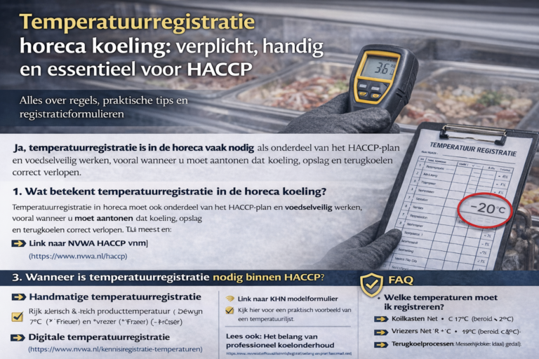 temperatuurregistratie horeca koeling