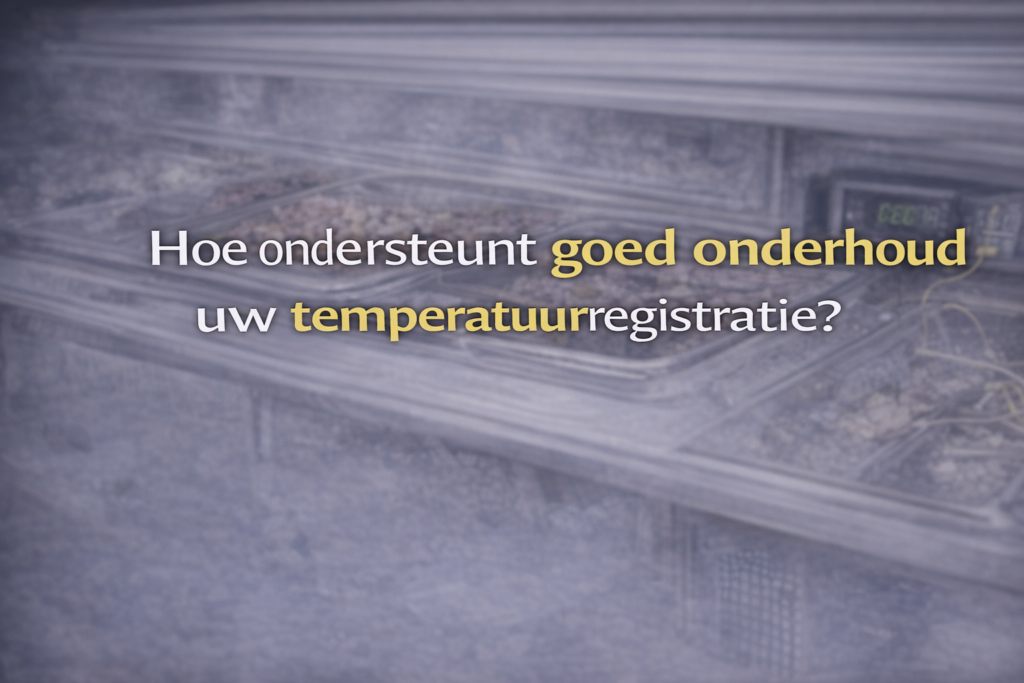 Hoe ondersteunt goed onderhoud uw temperatuurregistratie?