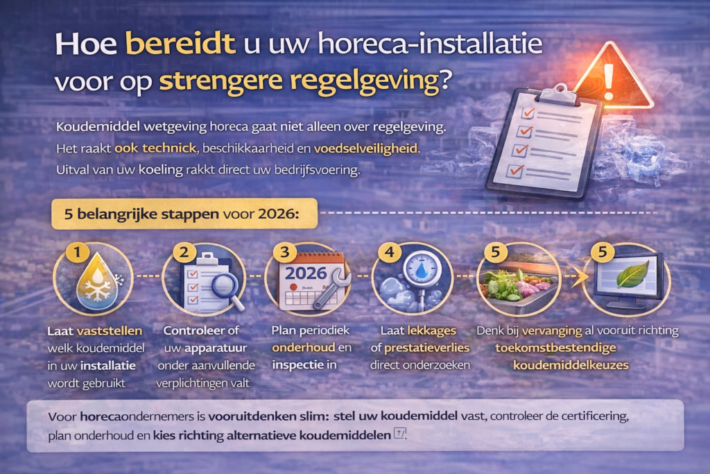 Welke risico’s zijn er als u de koudemiddel wetgeving negeert?