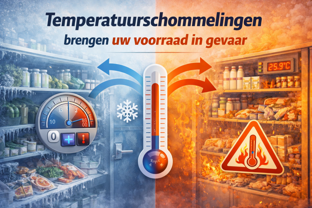 Koeling oplossingen horeca: 7 concrete oplossingen voor storingen, productverlies en hoge energiekosten 4 Temperatuurschommelingen brengen uw voorraad in gevaar