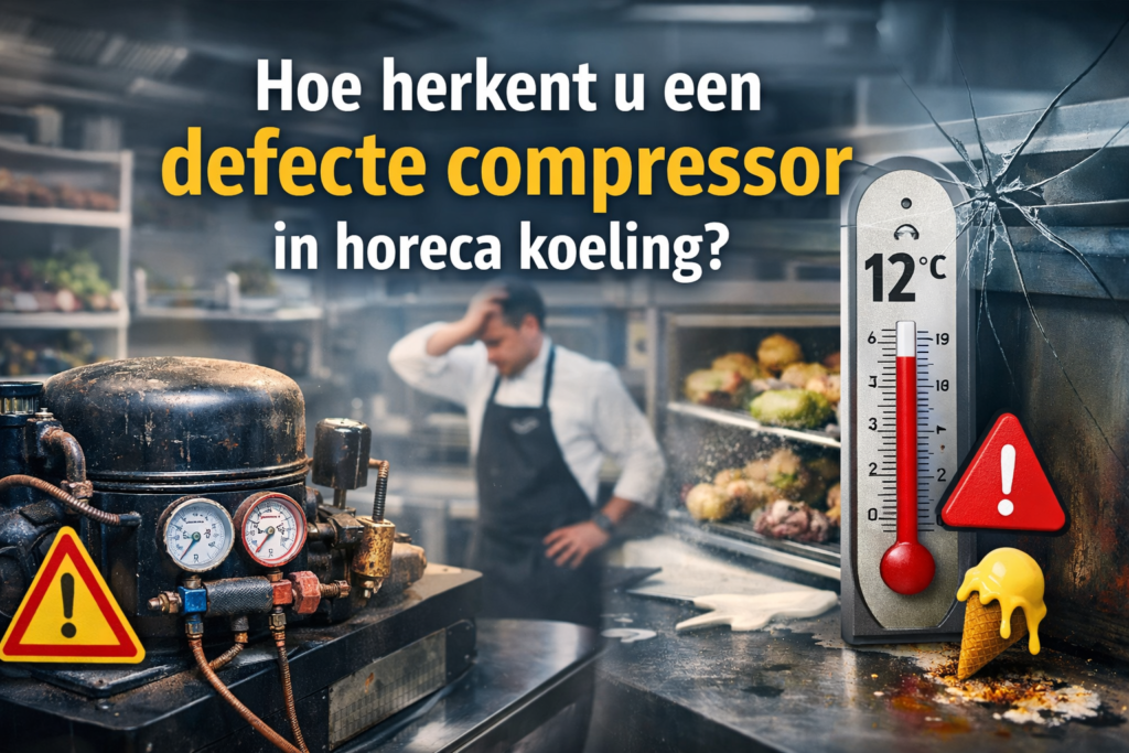 Hoe herkent u een defecte compressor in horeca koeling