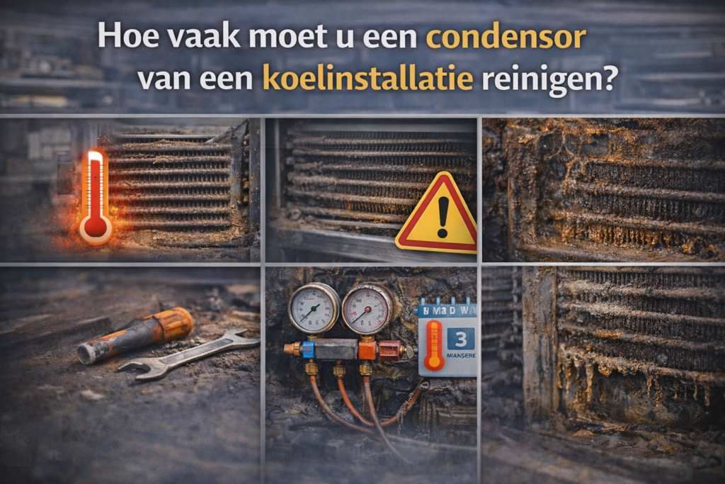 condensor reinigen koelinstallatie