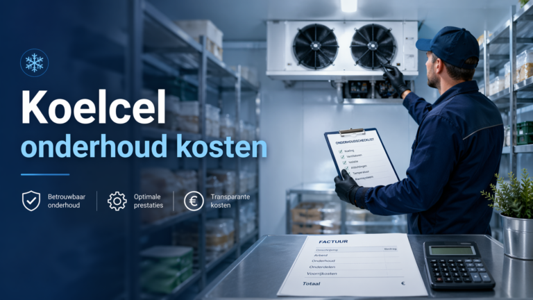 Restaurant koelcel onderhoud