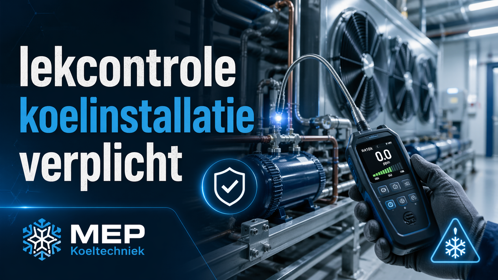 lekcontrole koelinstallatie verplicht