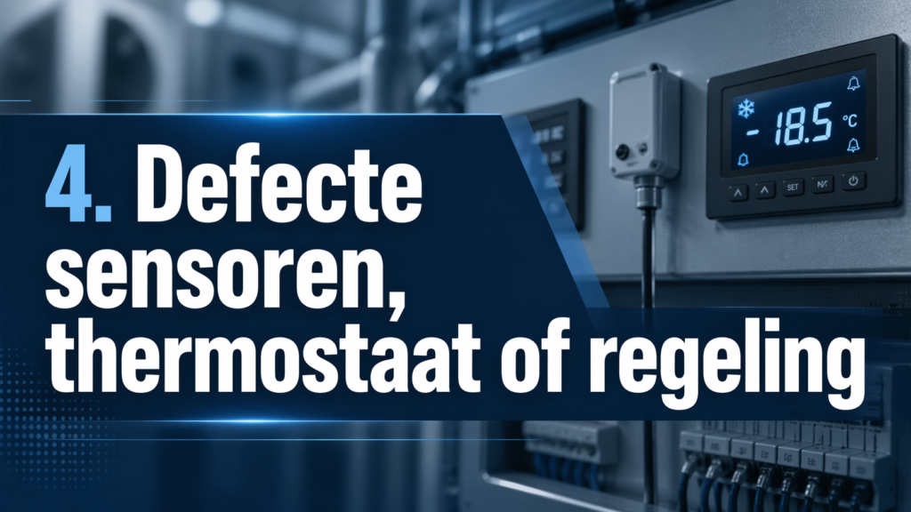 Defecte sensoren, thermostaat of regeling