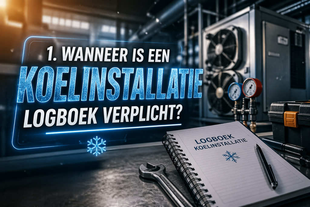 Wanneer is een koelinstallatie logboek verplicht?