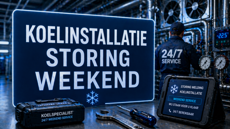 koelinstallatie storing weekend