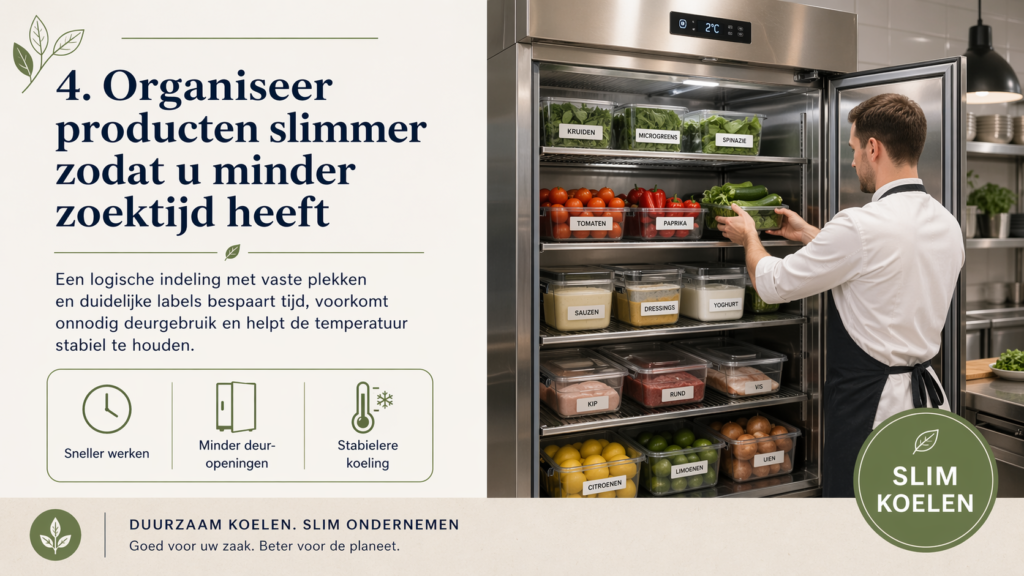 Organiseer producten slimmer zodat u minder zoektijd heeft