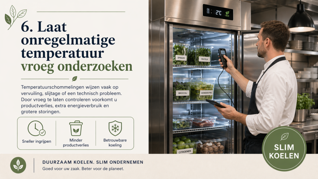 Laat onregelmatige temperatuur vroeg onderzoeken