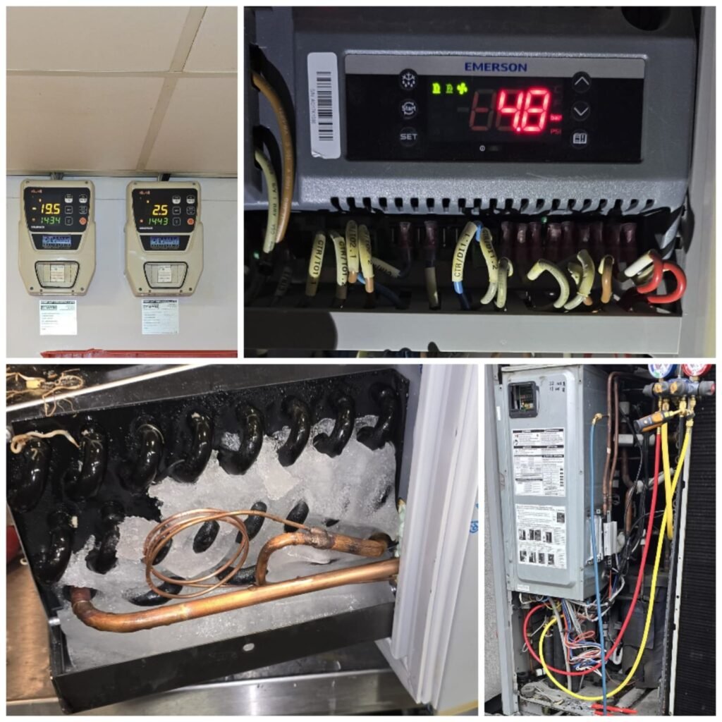 Koelcel voor professionele service wanneer het koelsysteem werkt niet