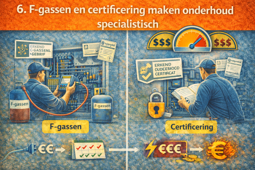 De frequentie van onderhoud beïnvloedt de totale kosten