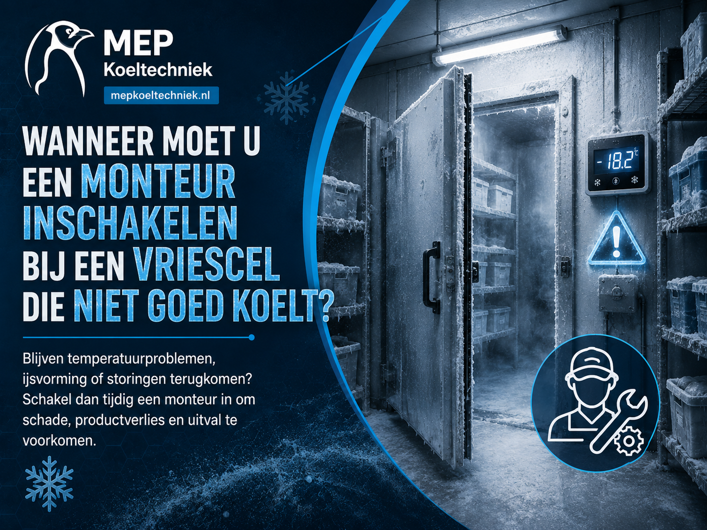 koelcel alarm werkt niet
