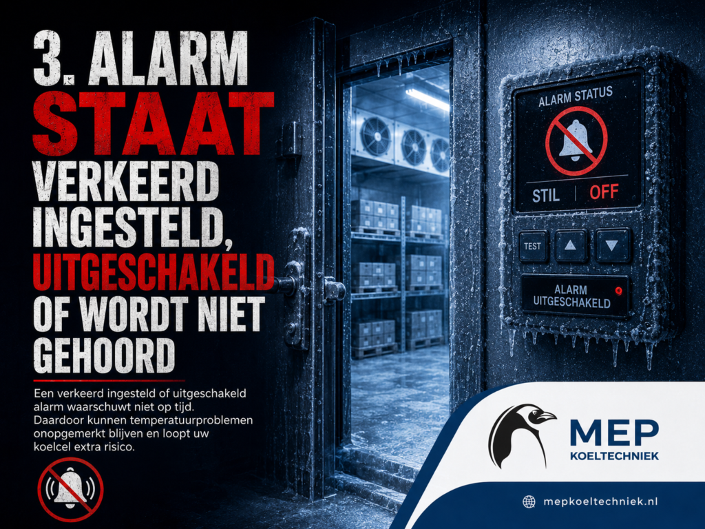 Alarm staat verkeerd ingesteld, uitgeschakeld of wordt niet gehoord