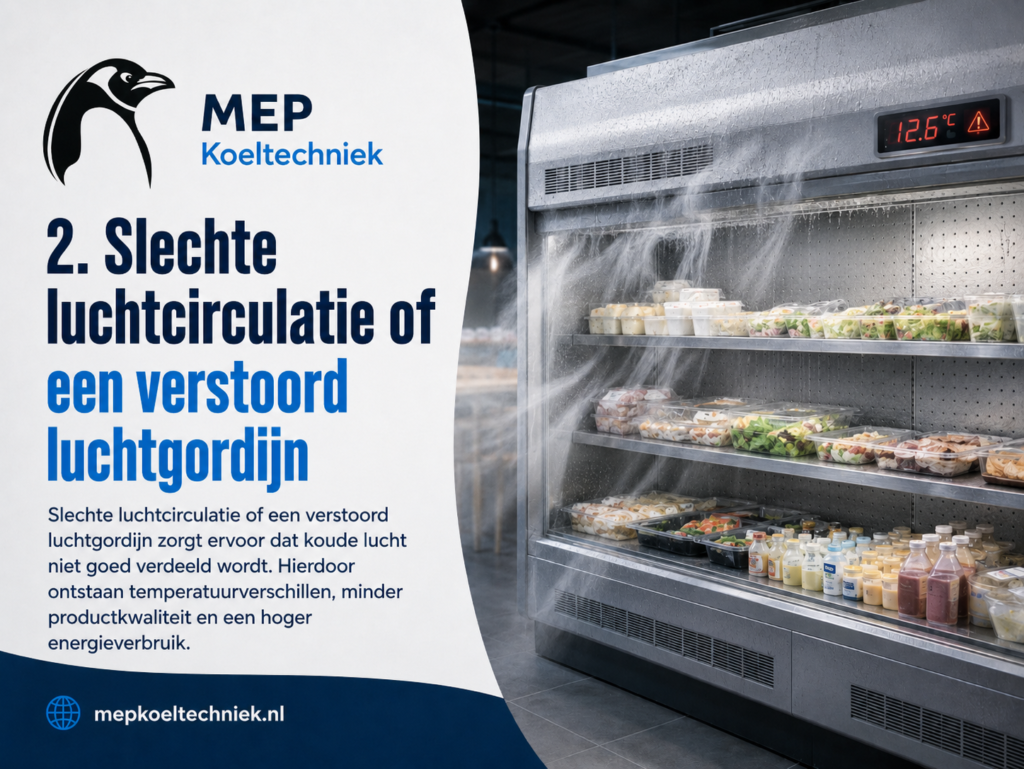 Wandkoeling koelt niet goed? Oorzaken, risico’s en oplossing 3 Slechte luchtcirculatie of een verstoord luchtgordijn