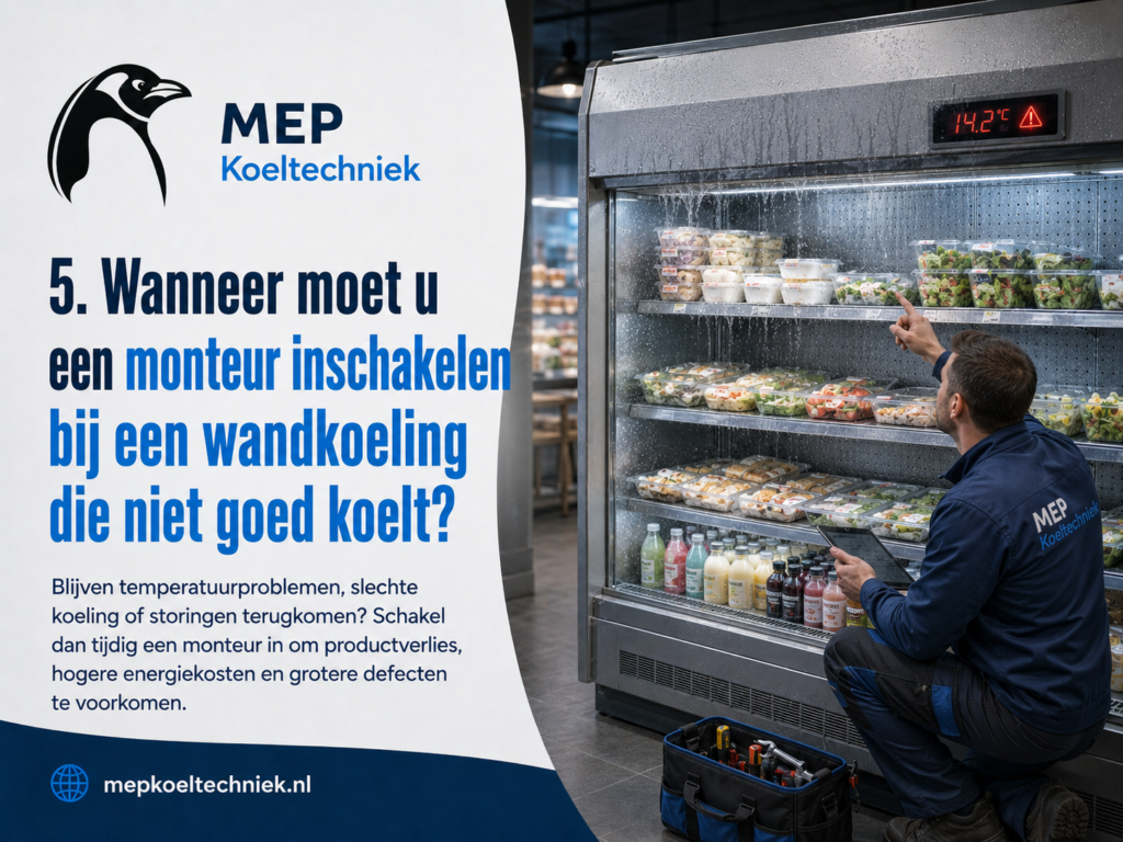 Wandkoeling koelt niet goed? Oorzaken, risico’s en oplossing 6 Wanneer moet u een monteur inschakelen bij een wandkoeling die niet goed koelt?