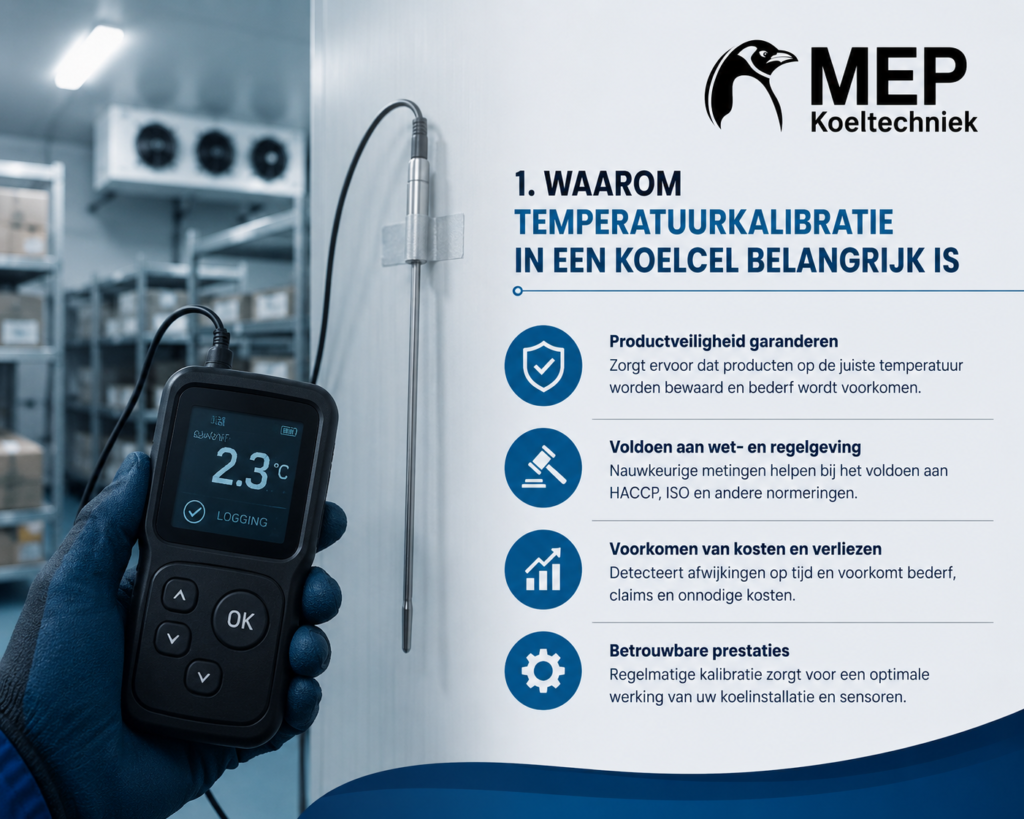 temperatuurkalibratie koelcel 2 1. Waarom temperatuurkalibratie in een koelcel belangrijk is