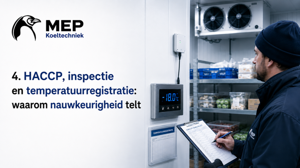 temperatuurkalibratie koelcel 5 HACCP, inspectie en temperatuurregistratie: waarom nauwkeurigheid telt
