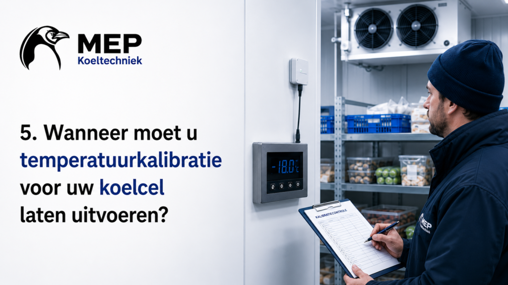 temperatuurkalibratie koelcel 6 Wanneer moet u temperatuurkalibratie voor uw koelcel laten uitvoeren?